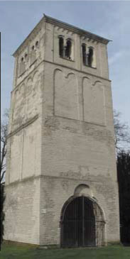 Foto des alten Kirchturms von J. Beuys