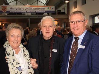 Drei Mitglieder des Stadtrates, Margret Abbing, Dirk Banse und Michael Billen