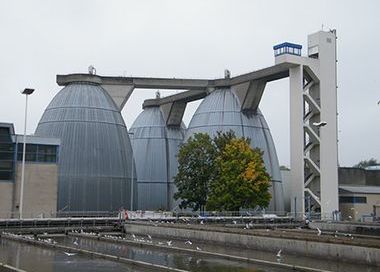 Das Klärwerk Düsseldorf Nord in Ilverich.