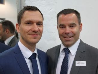 Der neue Wirtschaftsförderer Meerbuschs, Stephan Benninghoven, im Gespräch mit dem Unternehmer Daniel Meffert